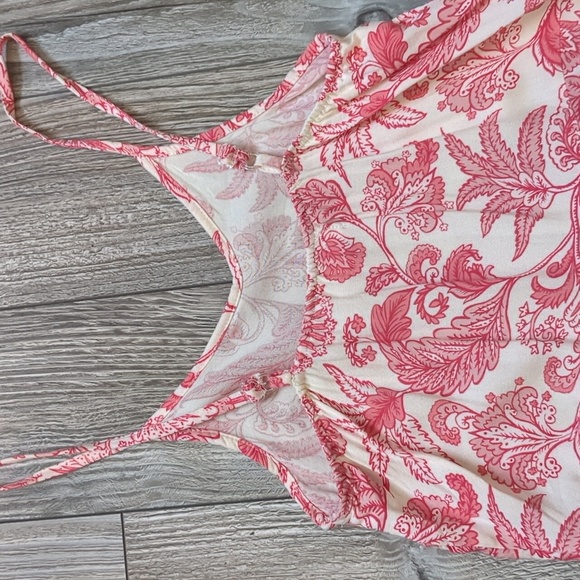 BOGO!! Jessica Simpson Paisley Floral Wide Leg Romper Size Small - Picture 5 of 5